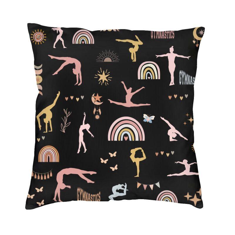 Dance Rhythmic Gymnastics Square Pillowcover Decoration Cushion Cover Throw Pillow for Living Room Doublesided Printing