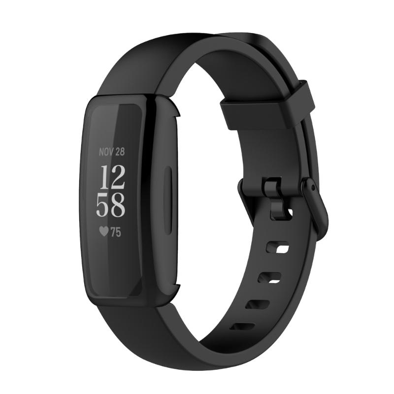Case for Inspire 2/3 TPU Thin Plated Case Shock-Proof Cover All-Around Protective Bumper Shell Smartwatch