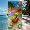 Tropical Drink Coconut Plumeria for Summer Quick Drying Beach Towels Are Suitable For Swimming Pools Camping Yoga And The Gym