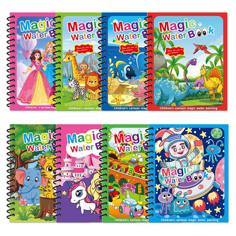 Children's Magical Reusable Water Painting Book - Educational Coloring & Graffiti Toy