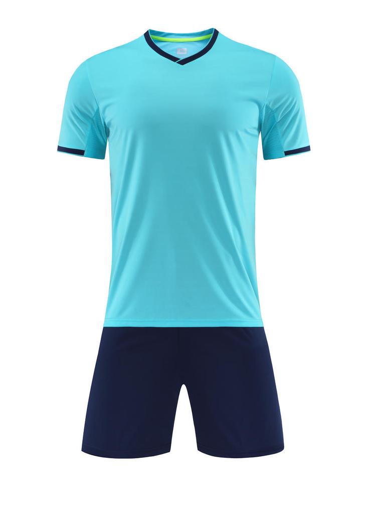 Summer New Soccer Uniform Set Team Competition Training Short Sleeve Adult Kids Team Uniform Quick Drying Jersey