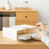 3Pcs Foldable Plastic File Box DIY Combined Structure Large Capacity A4 Document Organizer Stationery Storage for Home Office