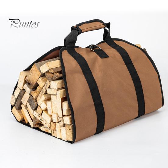 Firewood Tote for Backyard Carrier Bag with Handle, Heavy Duty Large Log Tote, Durable Oxford Cloth Holder Indoor And Outdoor Use Capacity Storage