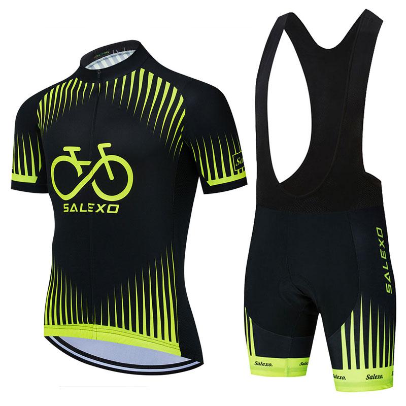 2026 Summer Breathable Cycling Suit Set Men New Short Sleeve Road Team Bicycle Jersey Cycling Clothing Bib Shorts Suits Bike Wear Clothes