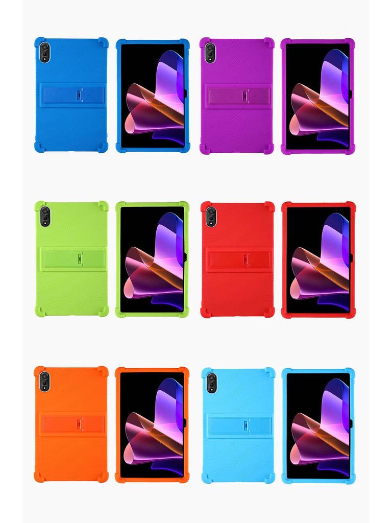 Blackview Mega 2 Tablet Case 2024, 12" Drop-proof Silicone with Stand