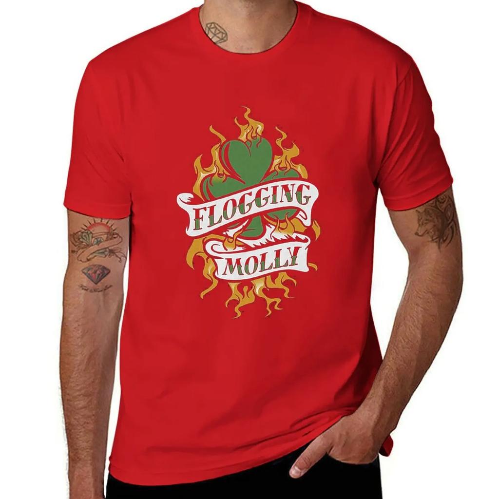 Flogging Molly TShirt sublime korean fashion heavyweights summer clothes mens champion t shirts 2025 new model