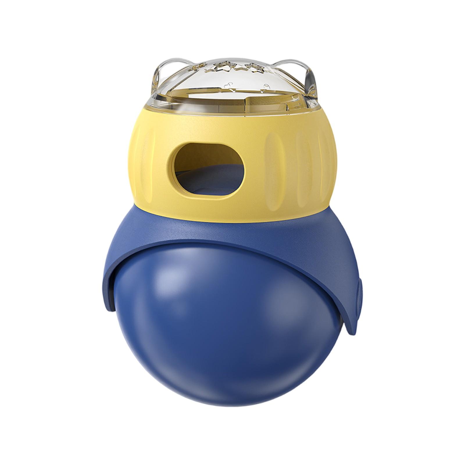 

Многоразовая кормушка-неваляшка для кошек и собак, головоломка с дозированием корма, игрушка для кошек и собак One Size синий