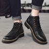 Autumn Men Boots Non Slip Comfortable Outdoor Shoes Plus Size Men'S Shoes Casual Leather Basic Footwear Brand Fashion Sneakers