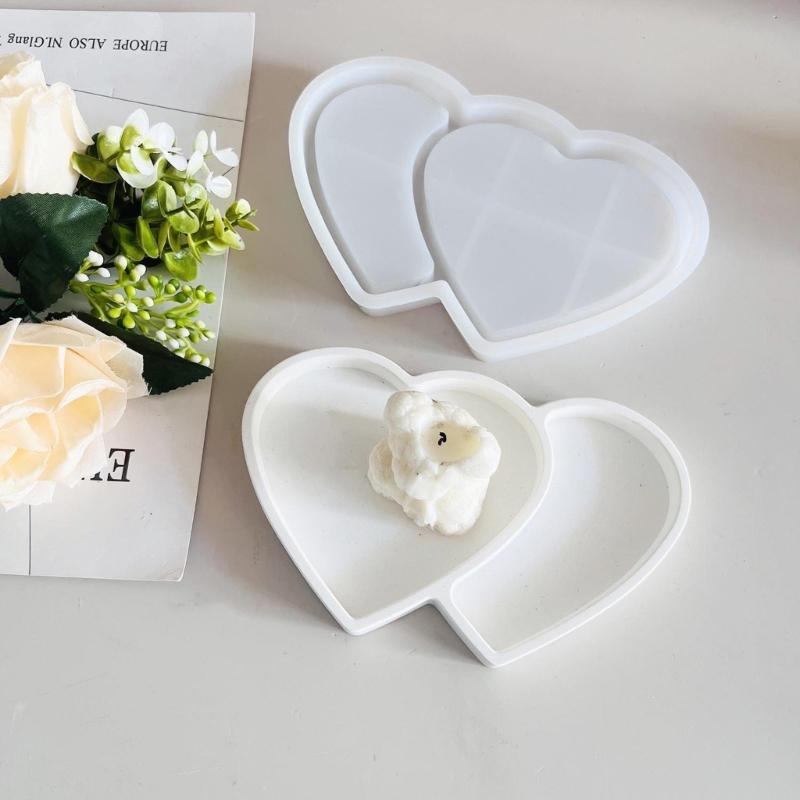 Jewelry Storage Epoxy Mould for Unique Heart Epoxy Resin Mould Perfect for Jewelry Maker Craft Gift