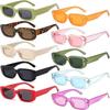 Fashion Classic Red Sunglasses Lens Mens Ladies Womens Retro Vintage UV400 Glasses Eyewear Luxury Square Outdoor Sun Glasses