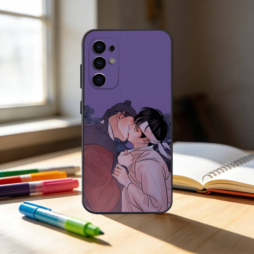 Painter The-w-Nights-Anime  Phone Case For Samsung S25,S24,S21,S22,S23,S30,Ultra,S20,Plus,Fe,Note,10,9,5G Black Cover