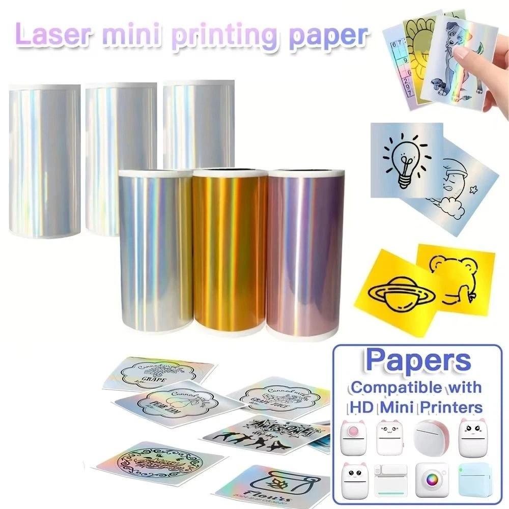 HD barevné termopapíry Lesklé samolepicí štítky Přenosný tisk