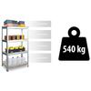 Metal Shelving Rack For Warehouse, 150 X 75 X , Plonos