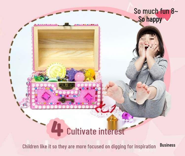 DIY Mystery Egg Puzzle Treasure Chest: Creative Wooden Storage Box & Lucky Bag Gift for Kids