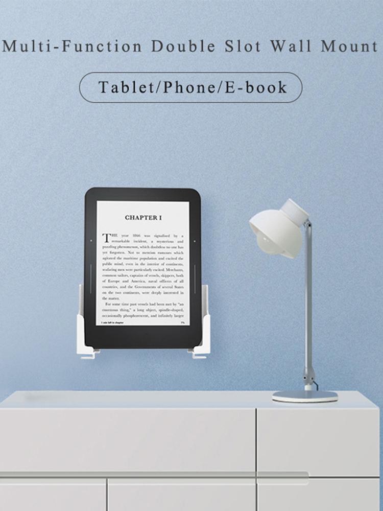 2ks Univerzální nástěnný držák stojanu na tablet Úložný držák v ložnici Příslušenství k tabletu