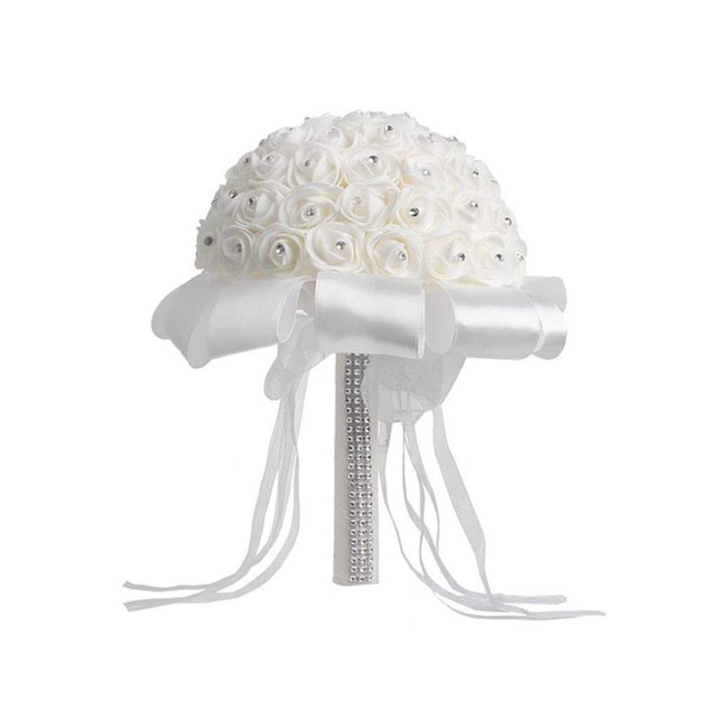Romantic Wedding Bouquets Pearl Bridal Bouquets Artificial Hand Bouquet  Wedding Accessories