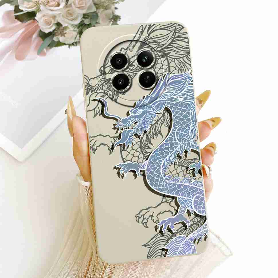 Für Realme 12 Pro 5G Hülle Bunte Blumen Rückseite Weiche Silikon Handyhülle Für Realme 12 Realme12 Pro RMX3842 Taschen Coque Capa