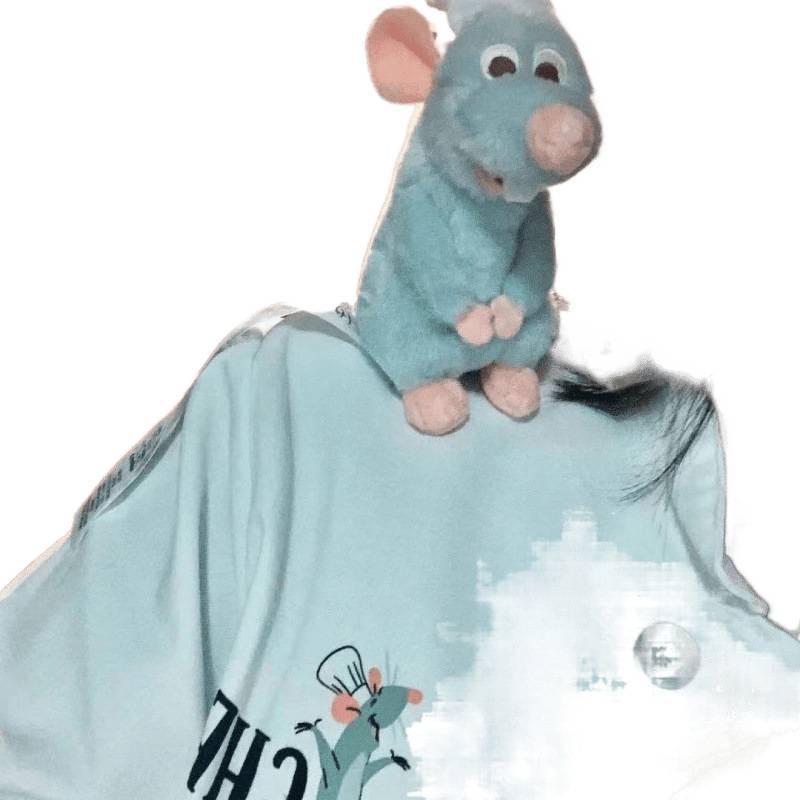 Adorable Ratatouille Plush Toy with Shoulder Magnet & Free Shipping