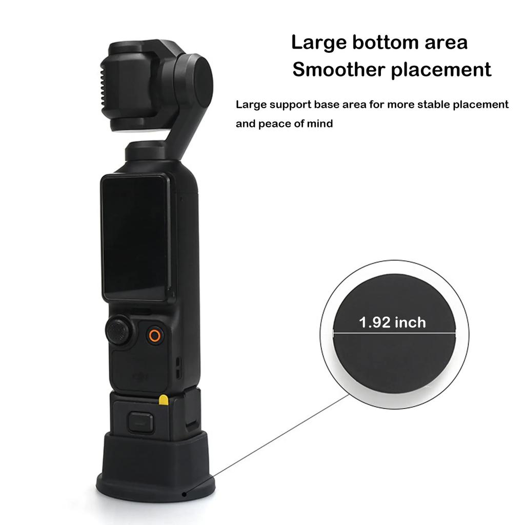 Silicone Dock Desktop Base For DJI Osmo Pocket 3 Sport Camera Anti-skid Fixed Extension Base Stand