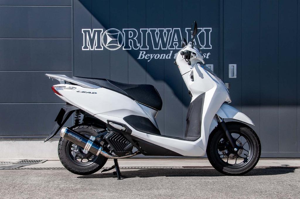 MORIWAKI ZERO Full Exhaust System for LEAD125 BP-X 22- (Part Number 01810-L81W4-00)