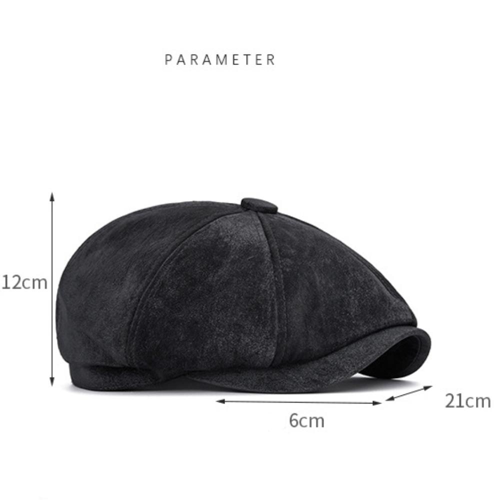 HT4969 Beret New High Quality Autumn Winter Hats for Men Women Artist Painter Beret Hat Male Female Flat Cap Octagonal Beret Cap