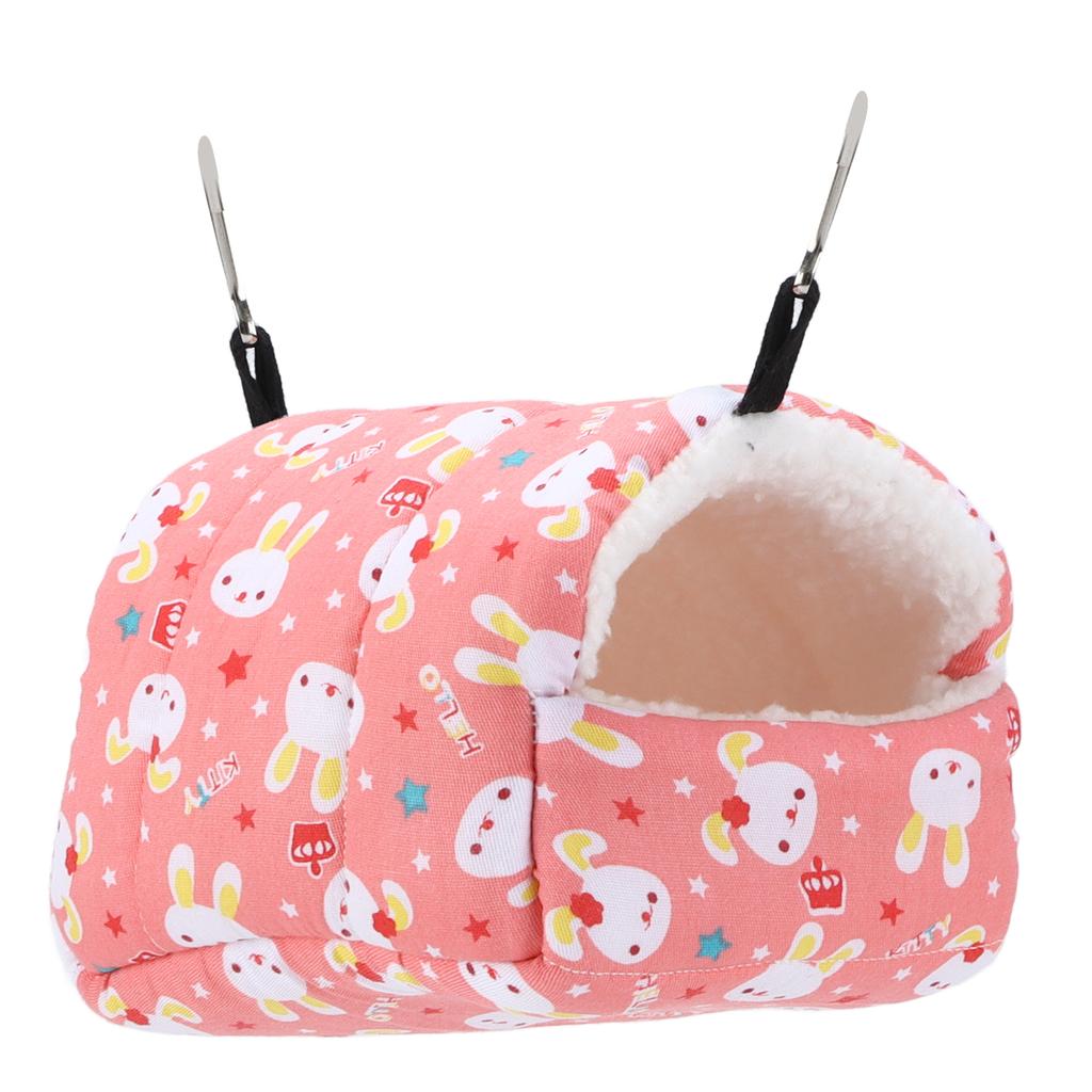 Kleine Haustier-Hängematte, weiches und bequemes Hamster-Hängebett für den Winter, warmes Baumwollbett
