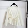 Women's Spring 2026 High-End Two-Piece Set: Satin Slip Dress & Knitted Cardigan