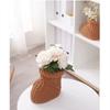 Creative Flower Basket Imitation Rattan Woven Plastic Shoe Shaped Storage Basket Home Store Desktop Decoration Storage Basket