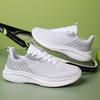 Sneakers Women's 2025 Summer New Fly-woven Mesh Breathable Running Shoes Couple Soft-soled Non-slip and Wear-resistant Walking Shoes