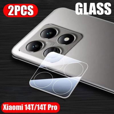 2PCS HD čirá ochranná čočka fotoaparátu Tvrzené sklo pro Xiaomi 14T / 14T Pro / 14 Pro Ultra HD čirá fólie na čočky