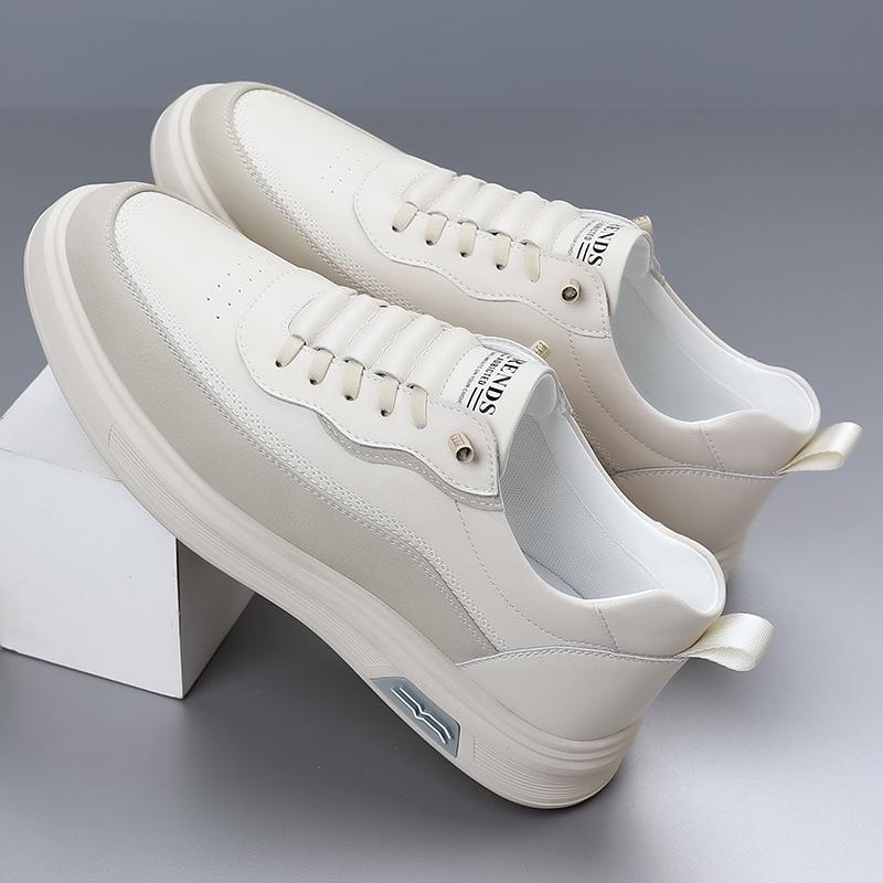 Fashion New Arrival Casual Leather Sneakers for Man Classic Leather Men's Casual Shoes Handmade Tenis Masculino Outdoor Sports Footwear