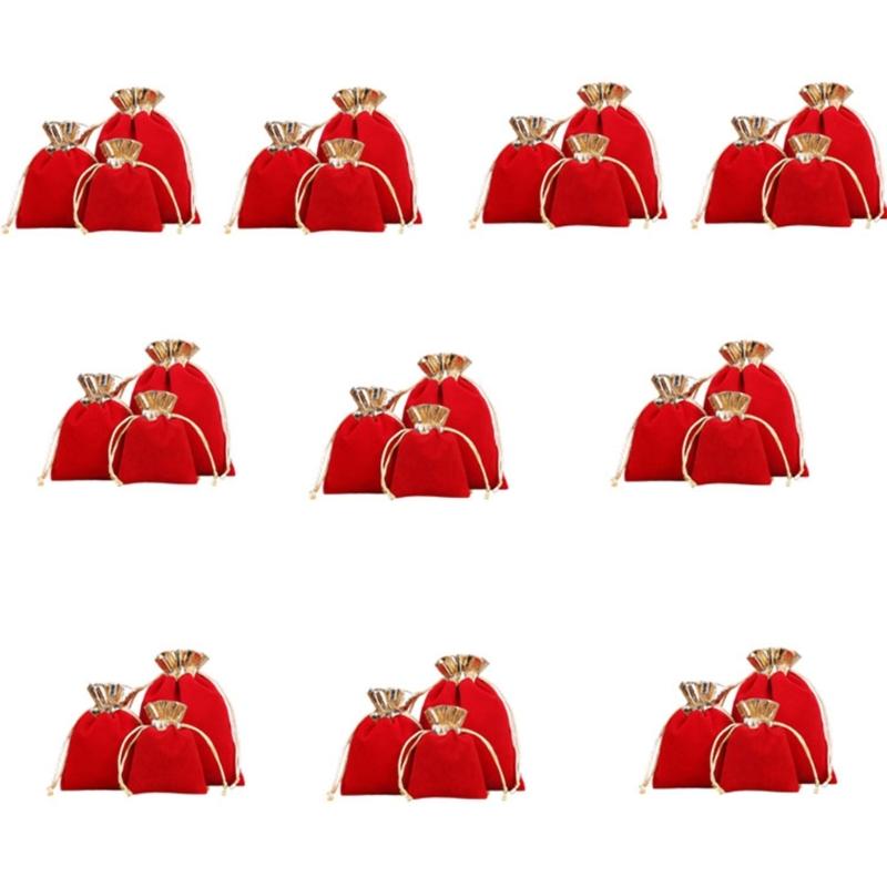 Sac Organisateur à Cordon Soft Touch Velouté Parfait pour Ranger en Toute Sécurité Bijoux Électronique et Cosmétiques Partout