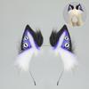 Furry Fox Ear Headband Cosplay Accessory Punk Gothic Demon Cthulhu Wolf Ears Halloween Anime Convention