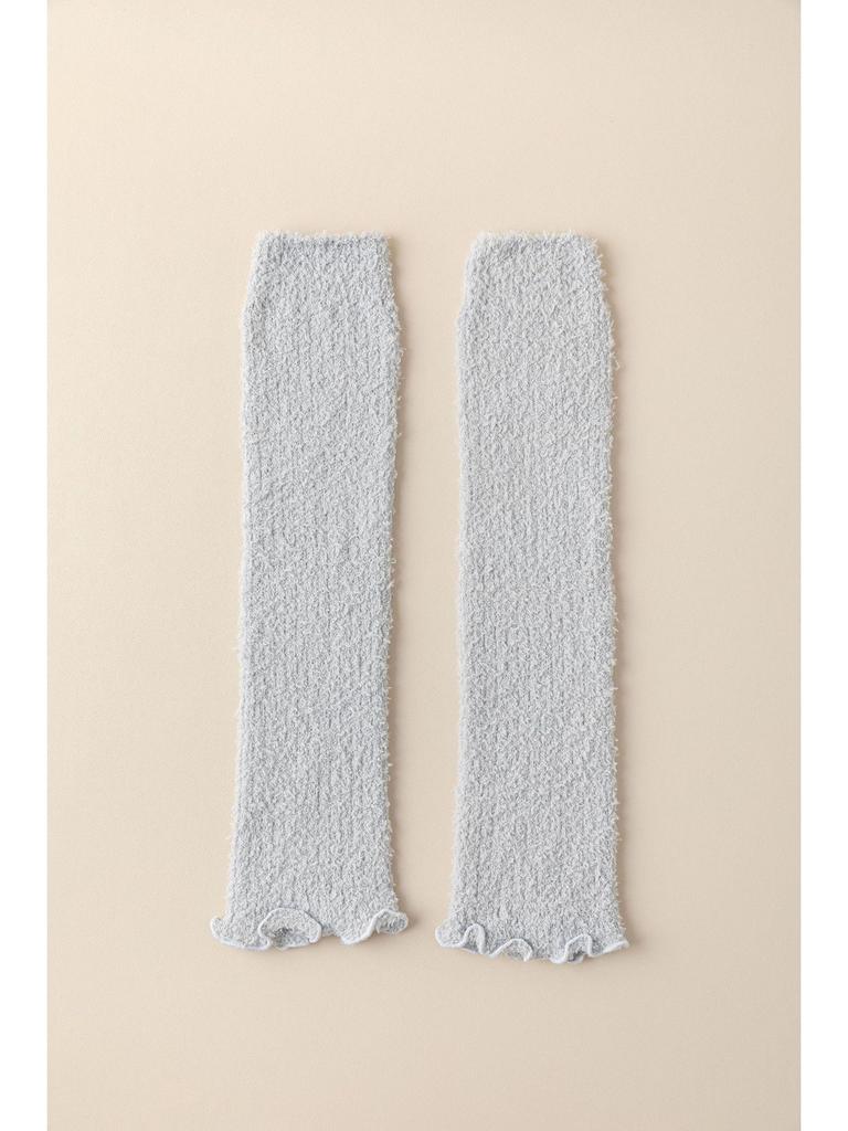 Koralowe getry z marszczeniem: Damskie nakolanniki Y2K jesienno-zimowe, pogrubione długie skarpety.