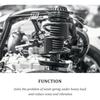 AWAH For 2.5 Inch Coil Spring Lift Compatible- Front Heavy Duty Coil Spring Booster Kit 4PCS Rubber Coil Spring Spacers
