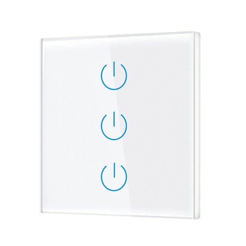 China Factory Superior Quality Tuya Zigbee Smart Electric Switch Wifi Modern Contact Switches 86*86&Eu Standard белый