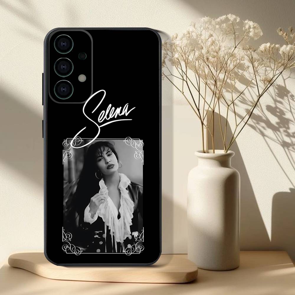 S-Selena Quintanilla Phone Case For Samsung S25,S24,S21,S22,S23,S30,Ultra,S20,Plus,Fe,Lite,Note,10,9,5G Black Cover