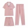 Summer Pink Pajamas Women'S Japanese Simple Short-Sleeved Shorts Trousers Lazy Home Wear Loungewear Women