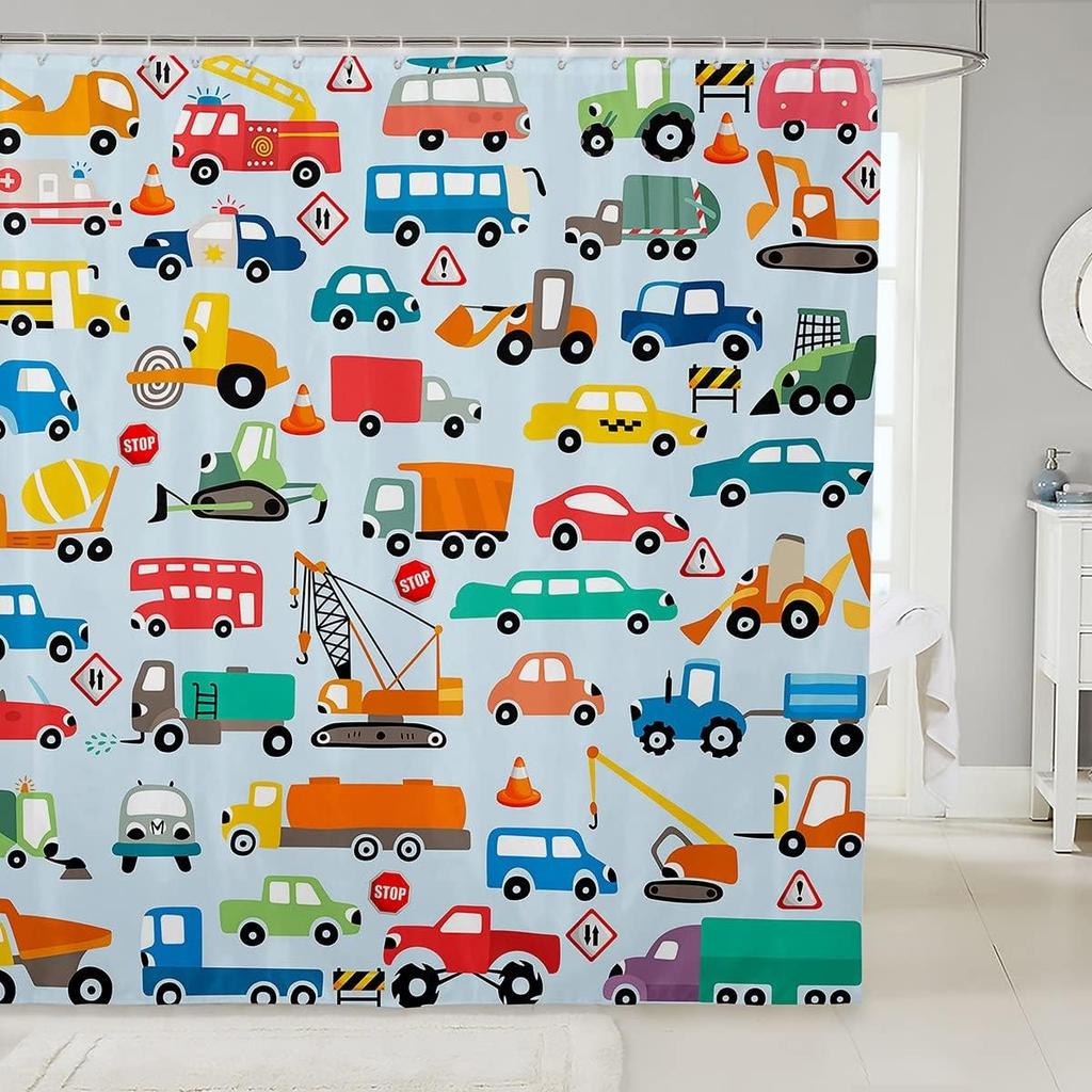 Crane Fabric Shower Curtain Flying Bird Flower Shower Curtain Boys Girls Japanese Crane Painting Bathroom Waterproof Accessories