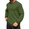 Men's Casual O-neck Loose Cotton Sweater Pullover