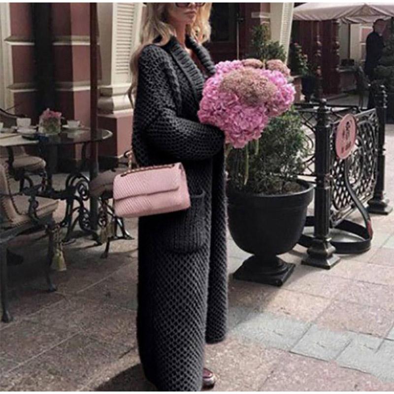 Женский кардиган с длинным рукавом — фото 3