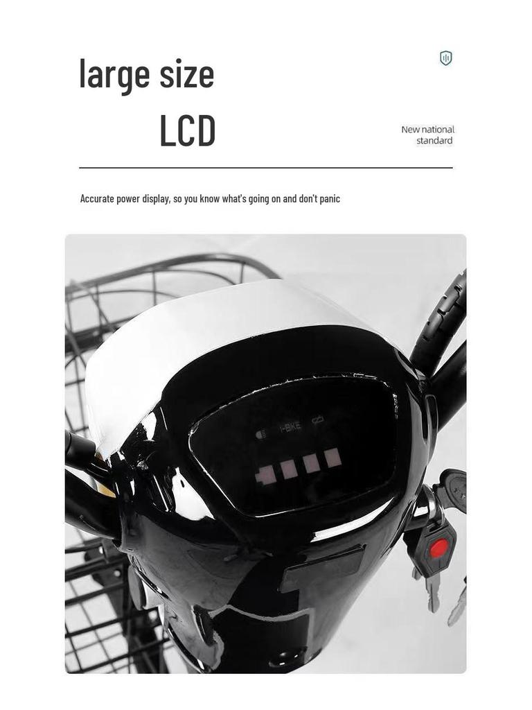 48V Lithium Battery Adult Electric Commuter Bike