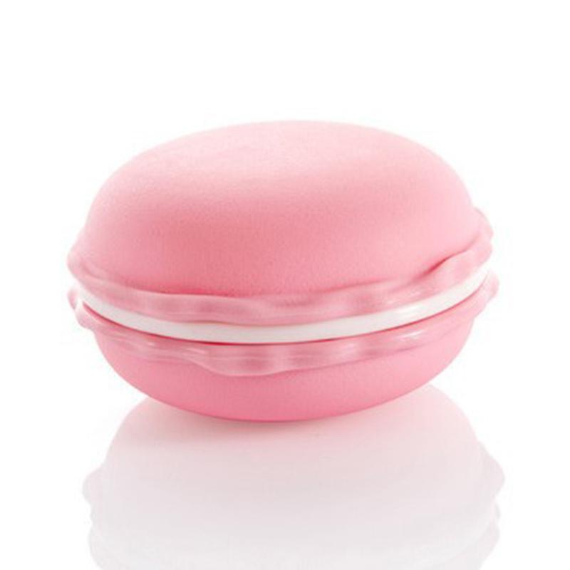 Travel-friendly Macaroon Cookie Mini Storage Case for Jewelry and Snacks In Pastel Colors