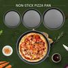 Pizza Pan Pizza Baking Pan Black Baking Sheets for Oven Nonstick Round Pizza Tray 8 inch Bakeware Carbon Steel Sheet Pans for Cooking Multifunction