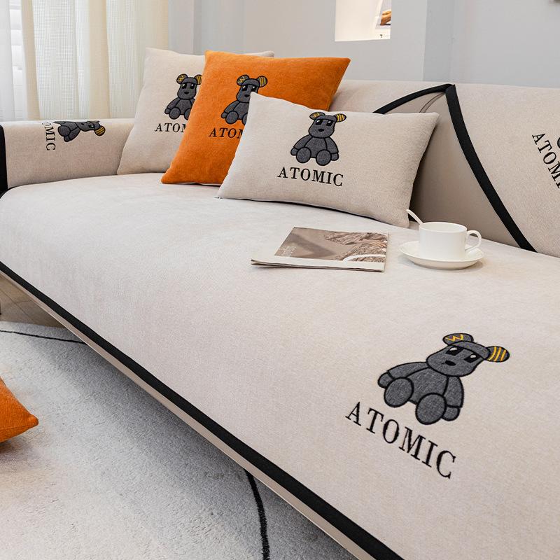 1 buc Husă de canapea anti-murdară, anti-alunecare, pernă de covoraș pentru câini, all-inclusive, detașabilă, cu mai multe dimensiuni, prosop de canapea de colț Prosop de canapea secțională