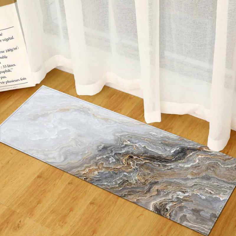 Nordic Kitchen Mat Anti-skid Household Carpet Long Floor Pad for Home