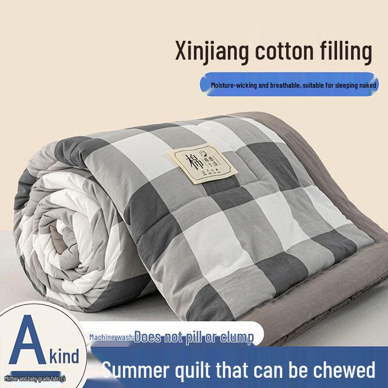 Baumwolle aus Xinjiang Maschinenwaschbar Leichte Sommerdecke