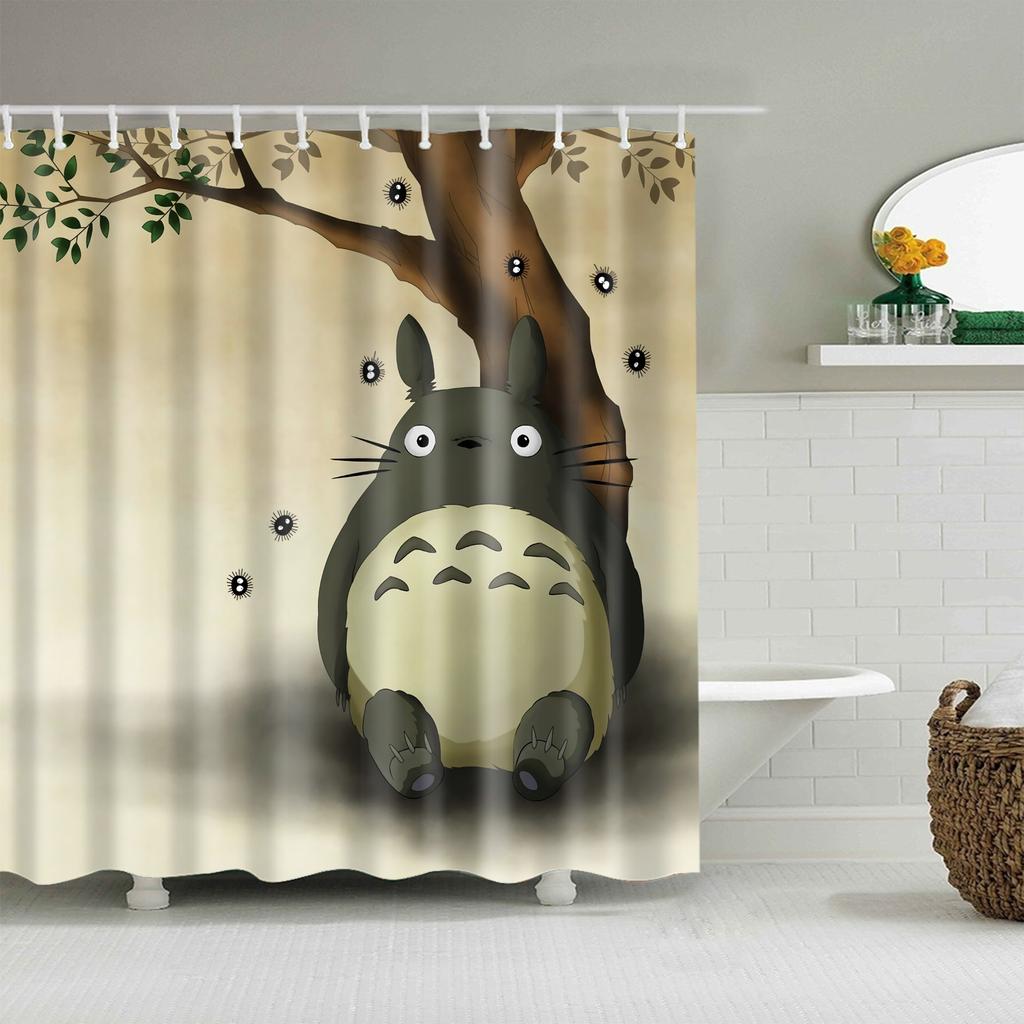 Animals Octopus Wolf Lion Seahorse Turtle Shower Curtains Bathroom Curtain Frabic Waterproof Polyester Bathroom Curtain Hooks
