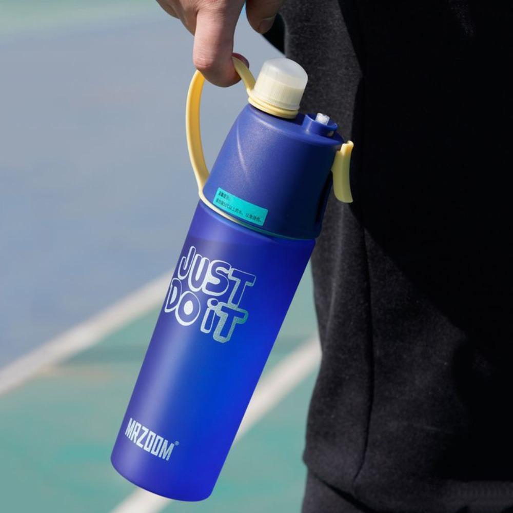 Mist Spray Summer Spray Water Cup 600ml Sports Plastic Bottle Sports Kettle Cycling