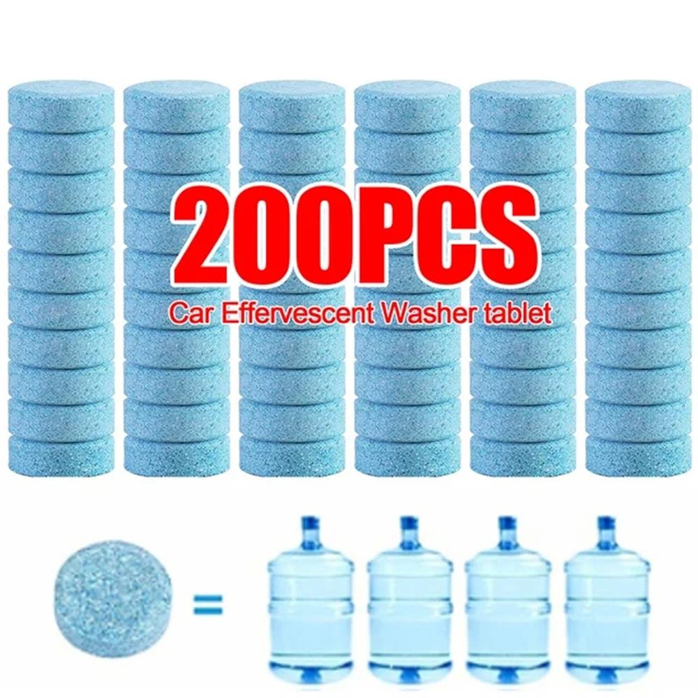 New Solid Cleaner Car Windscreen Cleaner Effervescent Tablet Auto Wiper Glass Solid Cleaning Concentrated Tablets Detergent 2024